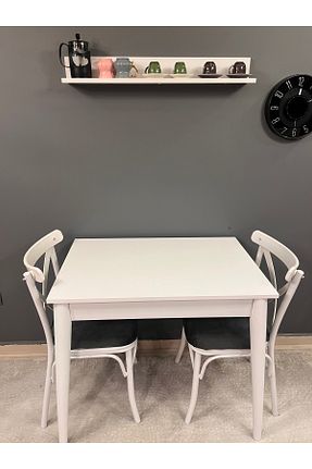 میز آشپزخانه سفید چوب VOGUE TASARIM VE AKSESUAR - کد 883077558