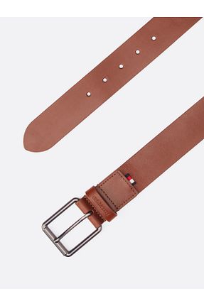 کمربند قهوه ای مردانه چرم مصنوعی Tommy Hilfiger - کد 883086489