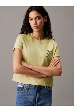 تیشرت بنفش زنانه رگولار Calvin Klein - کد 883087076