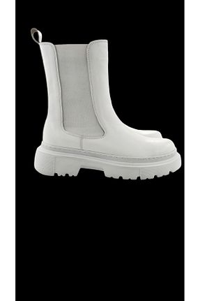بوت / نیم بوت سفید زنانه چرم مصنوعی Oneka Shoes - کد 861911384