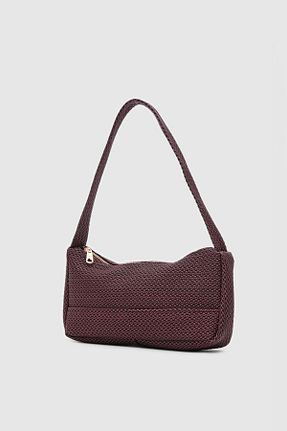 کیف دوشی زرشکی زنانه حصیر Shule Bags - کد 883114264