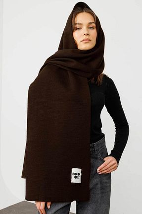 شال گردن قهوه ای زنانه تریکو Hooopstore - کد 883102781