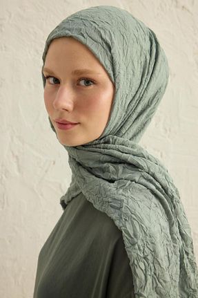 شال نارنجی زنانه پنبه ای Qef - کد 844766111