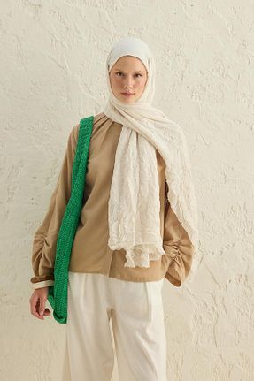 شال نباتی زنانه پنبه ای Qef - کد 844766131