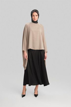 بلوز حجاب قهوه ای زنانه Relaxed Armine - کد 873650619