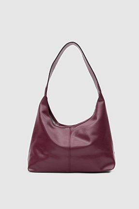 کیف دوشی زرشکی زنانه چرم مصنوعی Shule Bags - کد 883115569