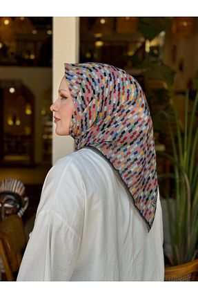 روسری بژ %100 پنبه locella - کد 883151420