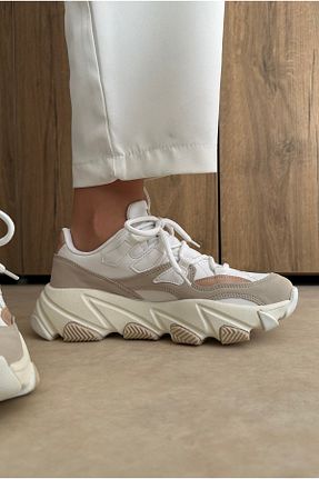 کفش اسنیکر سفید زنانه بند دار Mupa Shoes - کد 169982341
