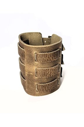 دستبند جواهر زنانه چرم aysefe - کد 883227827