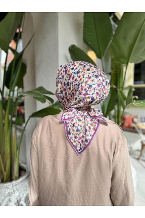 روسری بژ %100 پنبه locella - کد 883180232