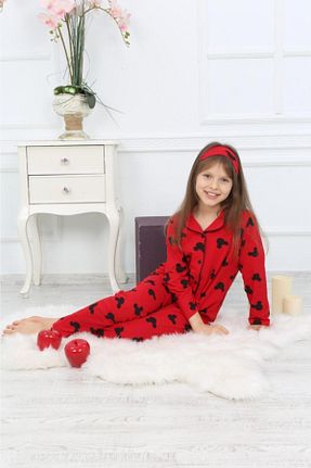 ست لباس راحتی قرمز بچه گانه طرح دار Lolliboomkids - کد 883201794