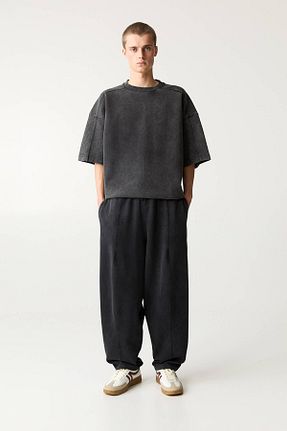 تیشرت طوسی مردانه Relaxed Pull & Bear - کد 883212821