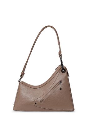 کیف دوشی قهوه ای زنانه چرم مصنوعی Matmazel - کد 883218775