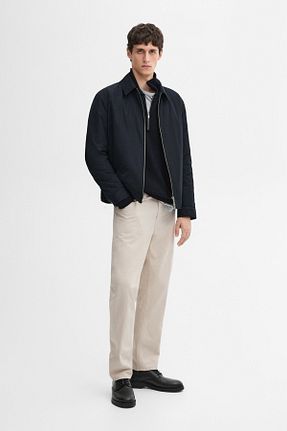 کاپشن سرمه ای مردانه رگولار Massimo Dutti - کد 883230892
