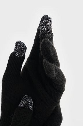 دستکش مشکی زنانه پشمی Glove workshop - کد 49666620