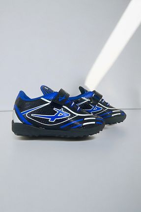 کفش فوتبال چمن مصنوعی مشکی بچه گانه پلاستیک LANDSHOES - کد 922460871
