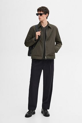 کاپشن طوسی مردانه رگولار Massimo Dutti - کد 883233255