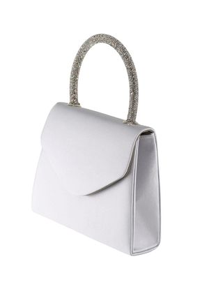 کیف مجلسی طوسی زنانه پارچه ای HFKY - کد 883208469
