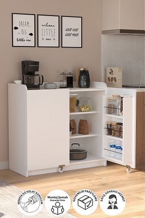 کابینت چند منظوره سفید Suntalam Bofigo - کد 871450252