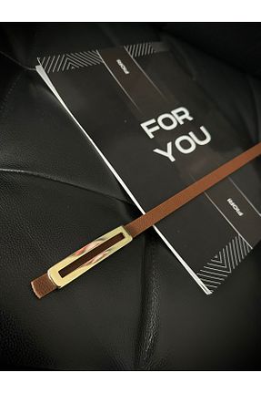 کمربند قهوه ای زنانه زنجیر Fiori - کد 883228253