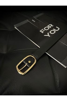 کمربند مشکی زنانه چرم مصنوعی Fiori - کد 883212413