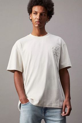 تیشرت سفید مردانه رگولار Calvin Klein - کد 883267874