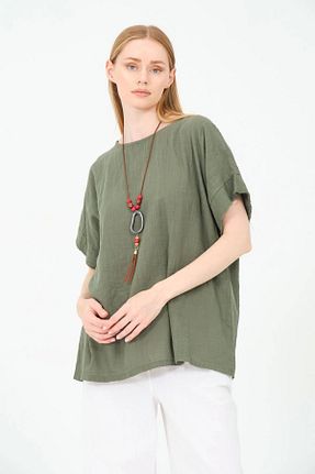 بلوز رنگی زنانه ساده MAUN - کد 883253291