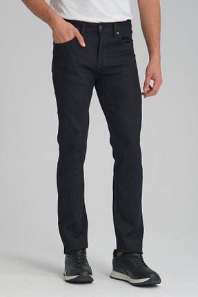 شلوار جین سرمه ای مردانه رگولار muzzo jeans - کد 874392145