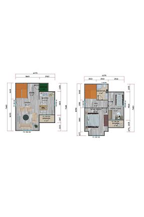 خانه پیش ساخته Sismik Prefabrik Çelik Yapı - کد 883382117