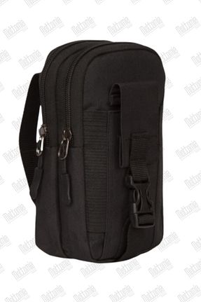 کیف کمری مشکی زنانه پارچه ای mottomia - کد 886889205