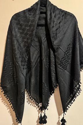 شال مشکی مردانه پنبه ای onliecraft - کد 883360793