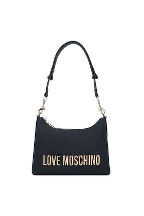 کیف دوشی مشکی زنانه چرم مصنوعی Love Moschino - کد 883364102