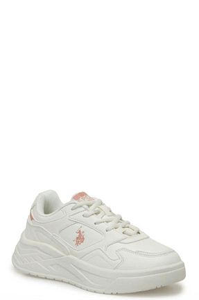کفش اسنیکر سرمه ای زنانه بند دار U.S. Polo Assn. - کد 72101671