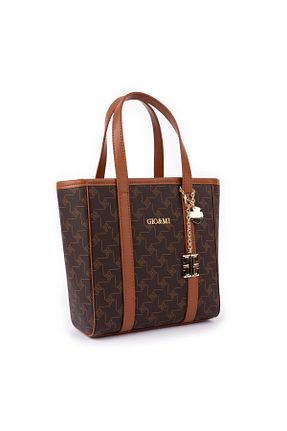 کیف دستی قهوه ای زنانه ابعاد کوچک Gio Mi - کد 733990515