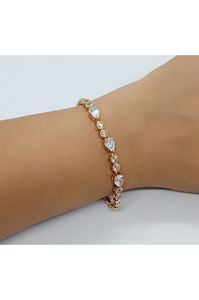 دستبند استیل (فولاد) صورتی زنانه استیل (فولاد) Ödül Moda - کد 883415590