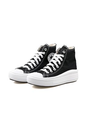 کفش اسنیکر مشکی زنانه بند دار Converse - کد 822290710