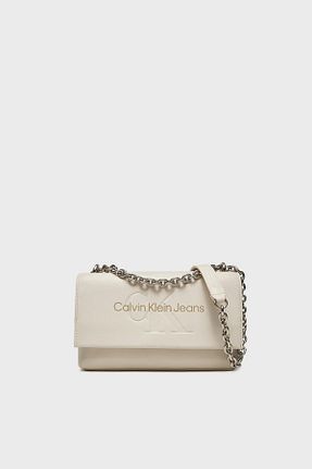 کیف دوشی سفید زنانه پلی اورتان Calvin Klein - کد 883426676