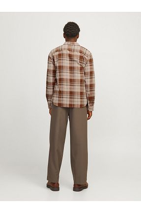پیراهن نارنجی مردانه رگولار Jack & Jones - کد 888636796