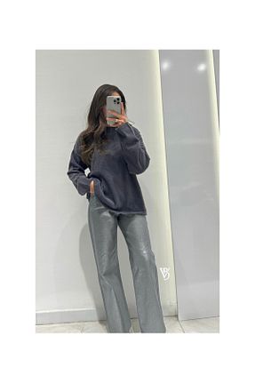 پلیور طوسی زنانه ساده viadellabutik - کد 883509325