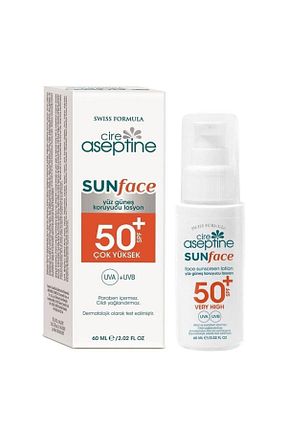 کرم ضد آفتاب صورت SPF 50 + Cire Aseptine - کد 6496339