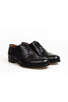 کفش کژوال مشکی مردانه چرم خالص Butik - کد 883542536