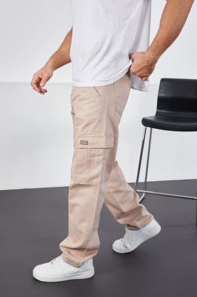 شلوار جین بژ مردانه پاچه لوله تفنگی LTC Jeans - کد 712472804