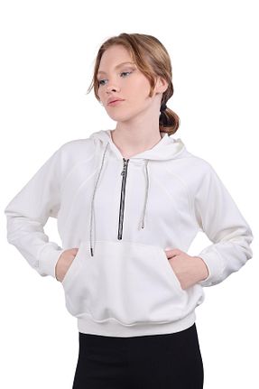 سوئیشرت سفید زنانه رنگی Rays - کد 883565858