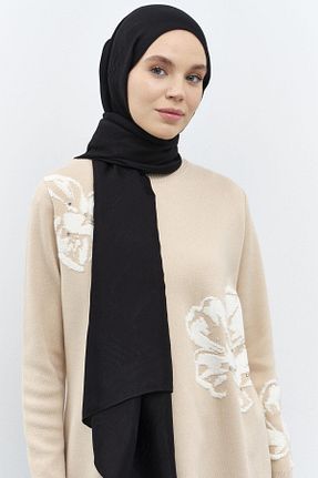 شال مشکی زنانه ویسکون Tuğba - کد 883552672