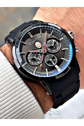 ساعت مچی مشکی مردانه 41-45 میلی متر Quantum - کد 883748412
