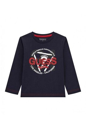 سوئیشرت سرمه ای بچه گانه Slogan Guess - کد 883599235