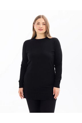 پلیور مشکی زنانه ساده SEÇİLSTORE - کد 883590627