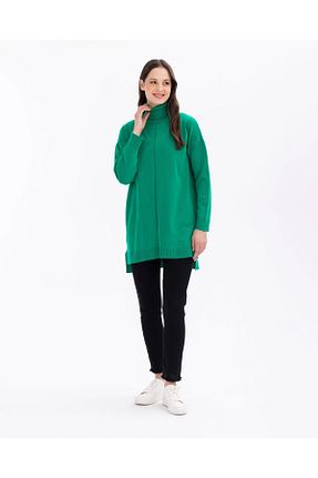 پلیور سبز زنانه ساده SEÇİL - کد 769916881