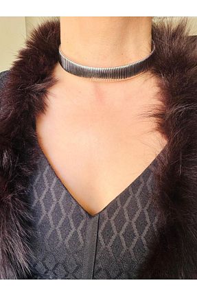 گردنبند جواهر متالیک زنانه فلزی DEVİ fashion - کد 882973504