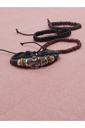 دستبند جواهر مشکی زنانه منجق asya stil - کد 883604289